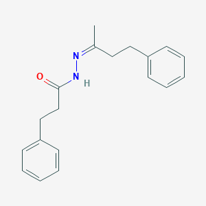 molecular formula C19H22N2O B326416 N'-(1-methyl-3-phenylpropylidene)-3-phenylpropanohydrazide 