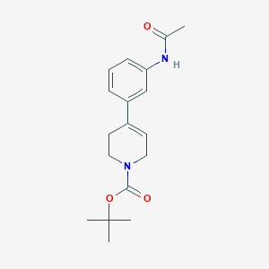 tert-butyl 4-[3-(acetylamino)phenyl]-3,6-dihydro-1(2H)-pyridinecarboxylate