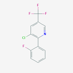 3-Chloro-2-(2-fluorophenyl)-5-(trifluoromethyl)pyridine