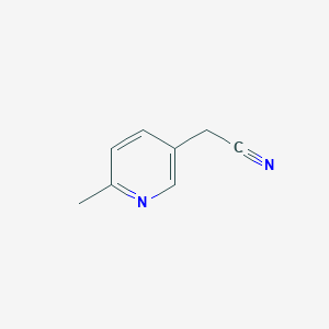 molecular formula C8H8N2 B032642 2-(6-Methylpyridin-3-yl)acetonitrile CAS No. 52426-67-2