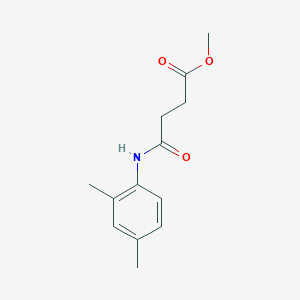 molecular formula C13H17NO3 B326430 Methyl 4-(2,4-dimethylanilino)-4-oxobutanoate 