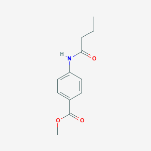 molecular formula C12H15NO3 B326432 Methyl 4-(butanoylamino)benzoate 