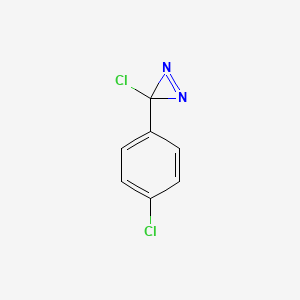 B3264442 3-(4-Chlorophenyl)-3-chloro-3H-diazirine CAS No. 39184-66-2