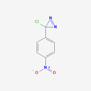 B3264443 3-Chloro-3-(p-nitrophenyl)-3H-diazirine CAS No. 39184-67-3