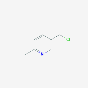 molecular formula C7H8ClN B032646 5-(Chloromethyl)-2-methylpyridine CAS No. 52426-66-1