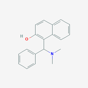 molecular formula C19H19NO B3264649 1-((Dimethylamino)(phenyl)methyl)naphthalen-2-OL CAS No. 39487-54-2