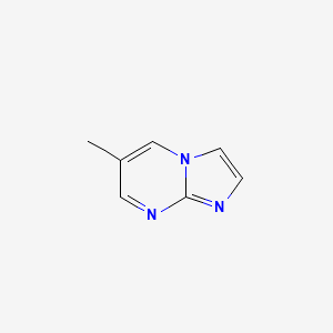 molecular formula C7H7N3 B3264684 6-Methylimidazo[1,2-A]pyrimidine CAS No. 39567-71-0