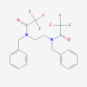 molecular formula C20H18F6N2O2 B326469 N-benzyl-N-{2-[benzyl(trifluoroacetyl)amino]ethyl}-2,2,2-trifluoroacetamide 