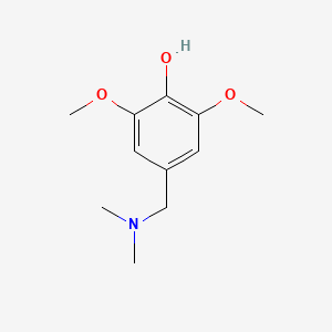molecular formula C11H17NO3 B3264751 4-((Dimethylamino)methyl)-2,6-dimethoxyphenol CAS No. 39667-14-6