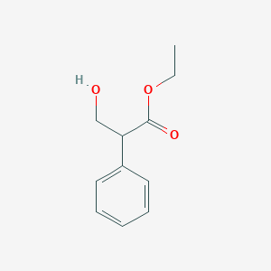 molecular formula C11H14O3 B3264842 Ethyl Tropic Acid 