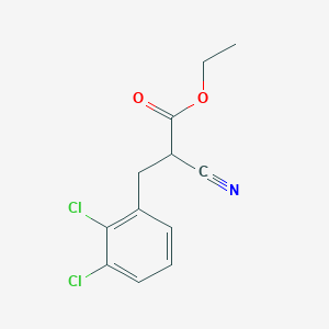 B3264924 Ethyl 2-cyano-3-(2,3-dichlorophenyl)propanoate CAS No. 39959-98-3