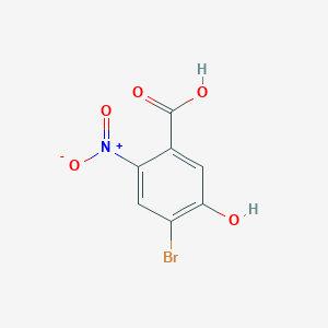 B3264928 4-Bromo-5-hydroxy-2-nitrobenzoic acid CAS No. 39978-90-0