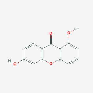 molecular formula C14H10O4 B326519 6-hydroxy-1-methoxy-9H-xanthen-9-one 