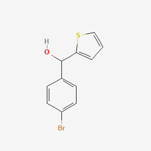 molecular formula C11H9BrOS B3265260 (4-Bromophenyl)(thiophen-2-yl)methanol CAS No. 40310-36-9