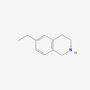 molecular formula C11H15N B3265354 6-Ethyl-1,2,3,4-tetrahydroisoquinoline CAS No. 404576-43-8