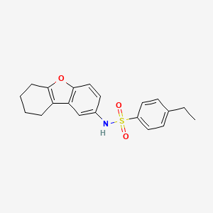 4-ethyl-N-(6,7,8,9-tetrahydrodibenzo[b,d]furan-2-yl)benzenesulfonamide