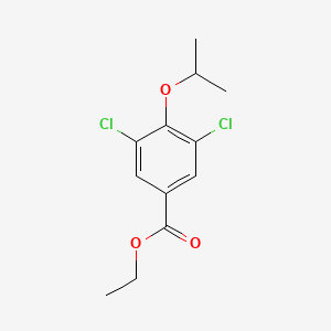 Ethyl 3,5-dichloro-4-propan-2-yloxybenzoate