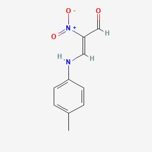 2-Nitro-3-(p-tolylamino)acrylaldehyde