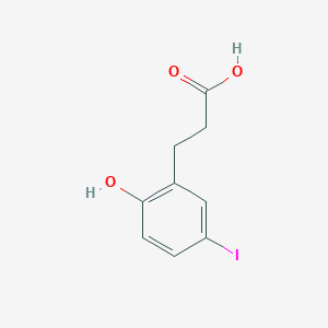 B3265695 2-Hydroxy-5-iodobenzenepropanoic acid CAS No. 408531-67-9