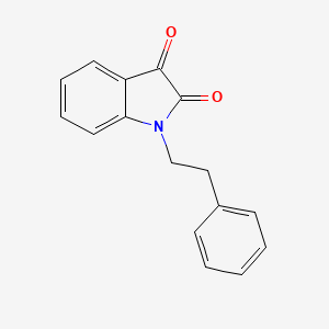 molecular formula C16H13NO2 B3265788 1-(2-phenylethyl)-1H-indole-2,3-dione CAS No. 41042-17-5
