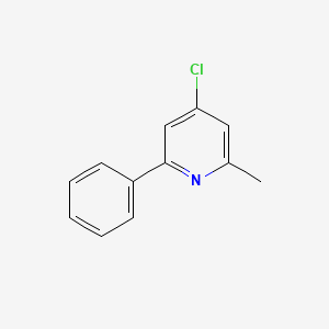 molecular formula C12H10ClN B3265930 4-chloro-2-methyl-6-phenylpyridine CAS No. 412923-41-2