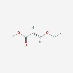 molecular formula C6H10O3 B3265941 Methyl (E)-3-ethoxyprop-2-enoate CAS No. 41343-59-3