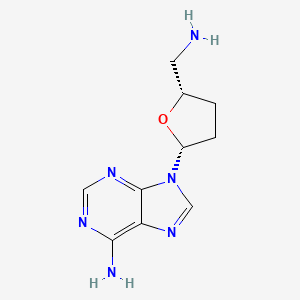 9-((2R,5S)-5-(aminomethyl)tetrahydrofuran-2-yl)-9H-purin-6-amine