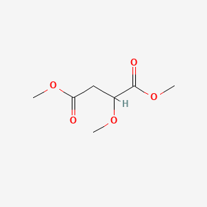 molecular formula C7H12O5 B3265974 Butanedioic acid, methoxy-, dimethyl ester CAS No. 4148-97-4