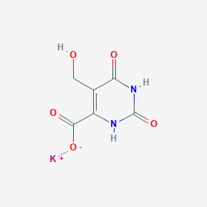 molecular formula C6H5KN2O5 B3265999 5-Hydroxymethylorotic acid potassium salt CAS No. 4156-76-7
