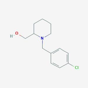 molecular formula C13H18ClNO B3266016 (1-(4-Chlorobenzyl)piperidin-2-yl)methanol CAS No. 415720-36-4