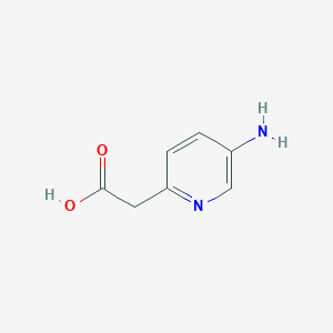 molecular formula C7H8N2O2 B3266028 2-(5-Aminopyridin-2-yl)acetic acid CAS No. 415912-76-4