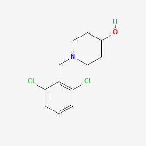 molecular formula C12H15Cl2NO B3266029 1-(2,6-Dichlorobenzyl)piperidin-4-ol CAS No. 415957-49-2