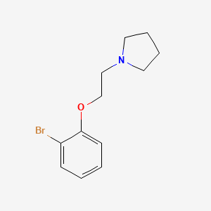 1-[2-(2-Bromophenoxy)ethyl]pyrrolidine