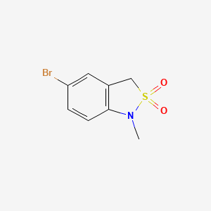 2,1-Benzisothiazole, 5-bromo-1,3-dihydro-1-methyl-, 2,2-dioxide