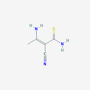 3-Amino-2-cyanobut-2-enethioamide