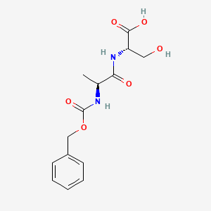 molecular formula C14H18N2O6 B3266130 Z-Ala-ser-OH CAS No. 41864-10-2