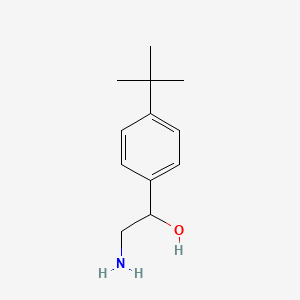 molecular formula C12H19NO B3266131 2-Amino-1-(4-tert-butylphenyl)ethan-1-ol CAS No. 41870-80-8