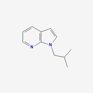 molecular formula C11H14N2 B3266146 1H-Pyrrolo[2,3-b]pyridine, 1-(2-methylpropyl)- CAS No. 418795-24-1
