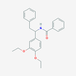 molecular formula C25H27NO3 B326619 N-[1-(3,4-diethoxyphenyl)-2-phenylethyl]benzamide 