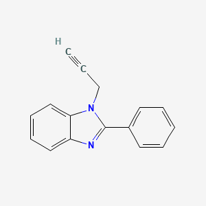 molecular formula C16H12N2 B3266214 2-phenyl-1-(prop-2-yn-1-yl)-1H-benzimidazole CAS No. 42076-30-2