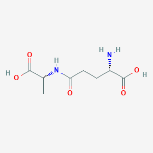 molecular formula C8H14N2O5 B3266457 L-gamma-glutamyl-D-alanine CAS No. 42592-56-3