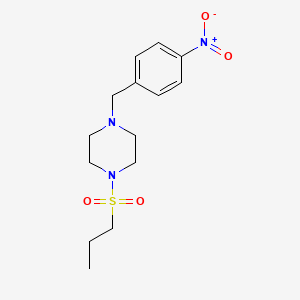 1-(4-Nitrobenzyl)-4-(propylsulfonyl)piperazine