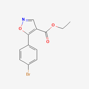 Ethyl 5-(4-bromophenyl)isoxazole-4-carboxylate