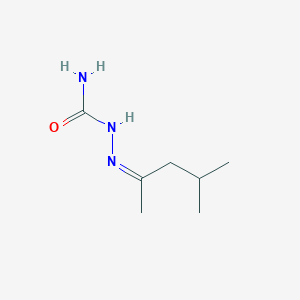 molecular formula C7H15N3O B326695 [(Z)-4-methylpentan-2-ylideneamino]urea 
