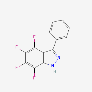 4,5,6,7-tetrafluoro-3-phenyl-1H-indazole