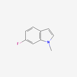 molecular formula C9H8FN B3267049 6-fluoro-1-methyl-1h-indole CAS No. 441715-92-0