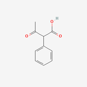 molecular formula C10H10O3 B3267100 3-Oxo-2-phenylbutanoic acid CAS No. 4433-88-9