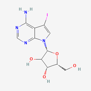 molecular formula C11H13IN4O4 B3267153 5-Iodotubercidin 