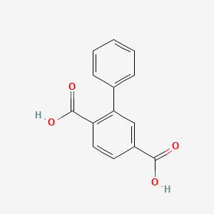 molecular formula C14H10O4 B3267169 Biphenyl-2,5-dicarboxylic acid CAS No. 4445-51-6