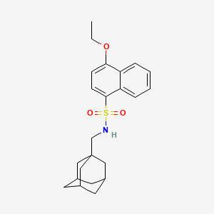 N-[(adamantan-1-yl)methyl]-4-ethoxynaphthalene-1-sulfonamide